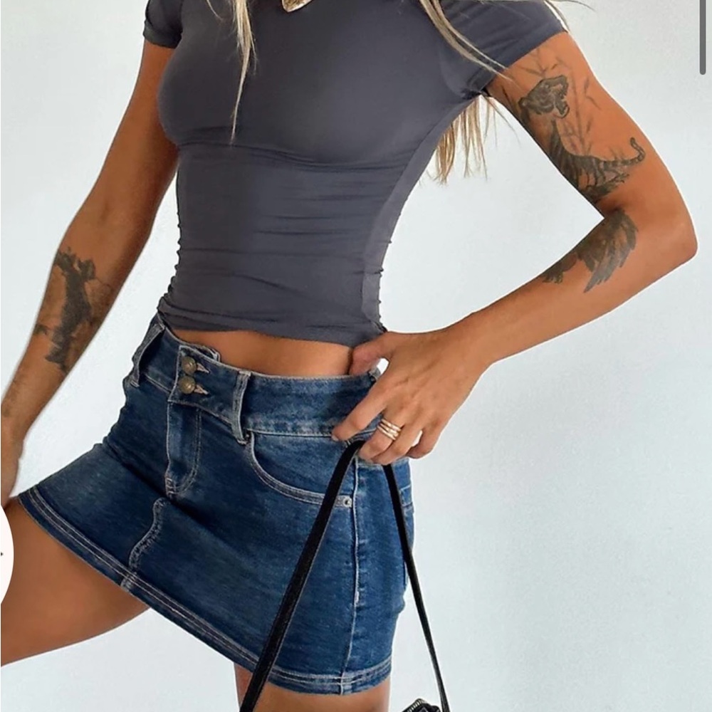 Princess Polly Denim Skirt NWT